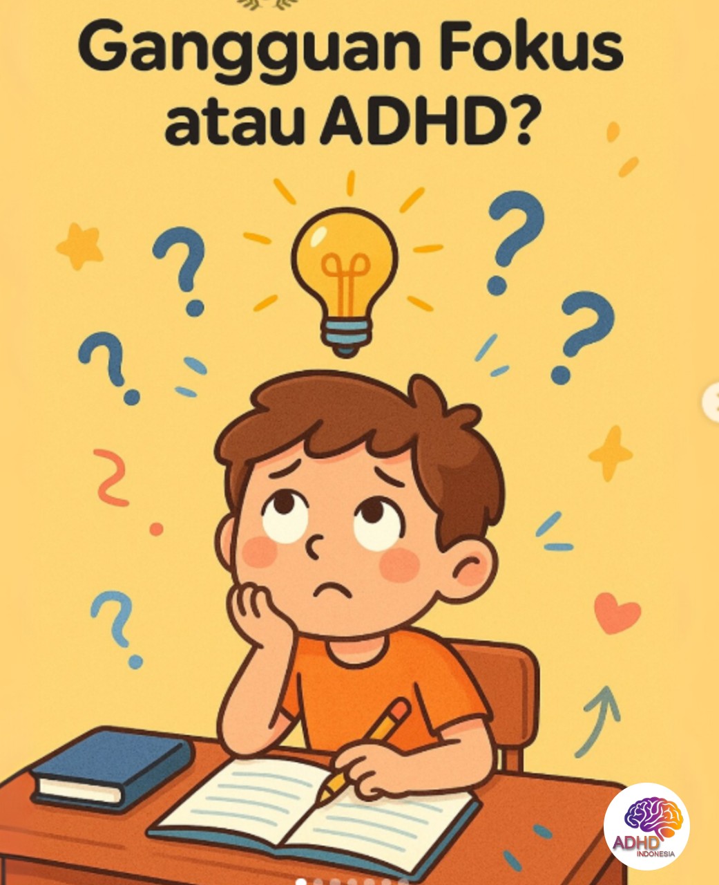 ADHD dan Kesulitan Fokus Anak: Edukasi untuk Keluarga di Kabupaten Probolinggo
