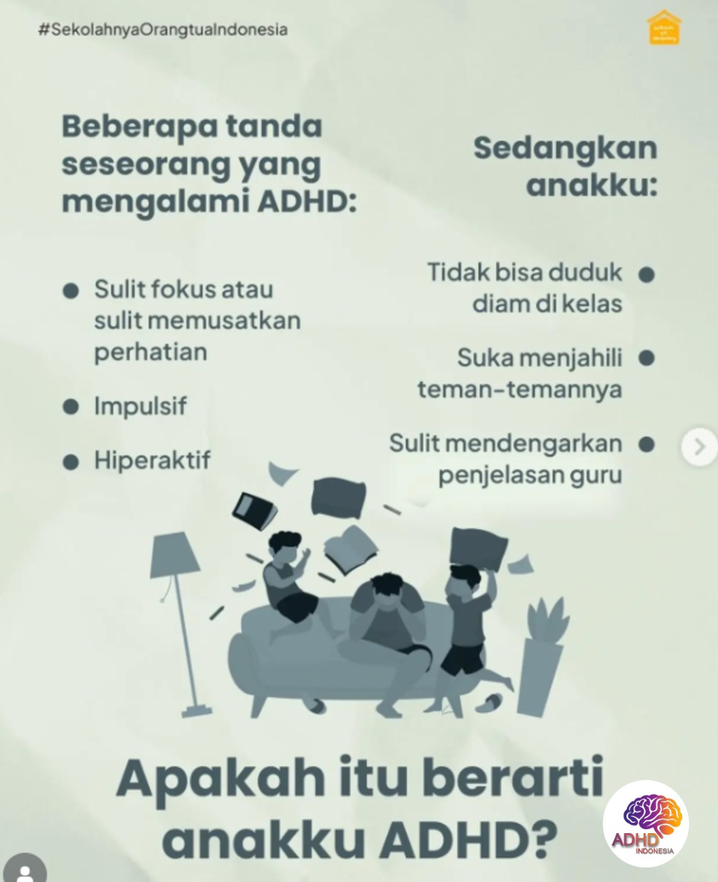 Ciri dan Gejala ADHD pada Anak Usia Dini di Kabupaten Probolinggo