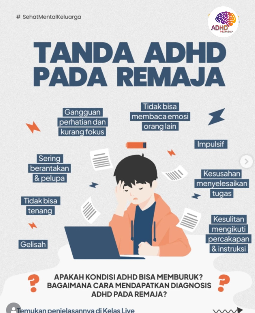 Screening ADHD Non-Diagnostik: Edukasi Awal bagi Orang Tua di Kabupaten Probolinggo